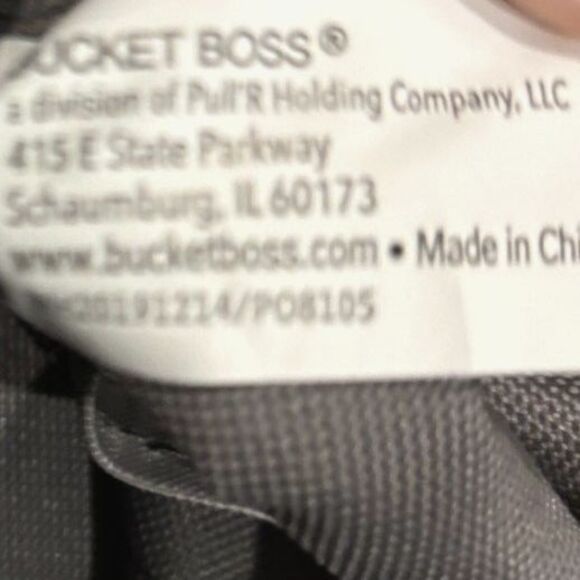 Original Bucket Boss Brand Extreme Big Daddy Tool Bag, Gray & Black, NWT - Picture 15 of 16